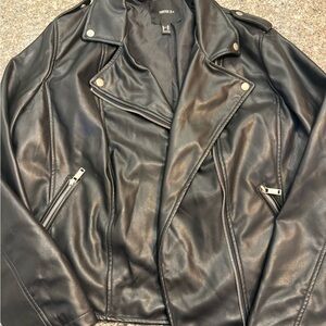 Forever 21 Black Faux Leather Jacket